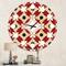 Designart 'Retro Pattern Abstract Design Xiii Mid-Century Modern Wall Clock